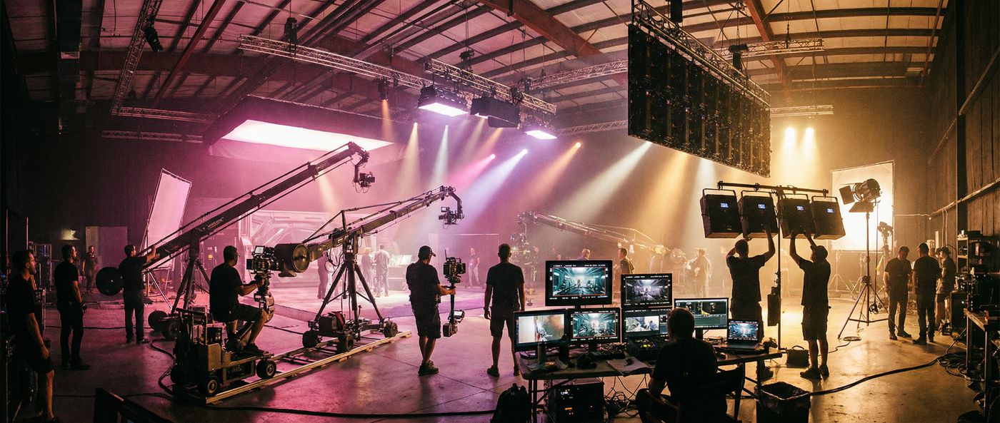 小马拉大车影视制作现场